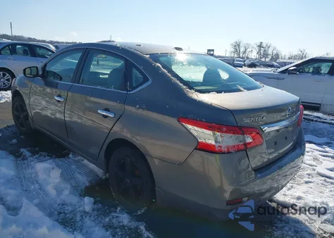2015 Nissan Sentra Sv from USA, damaged, VIN 3N1AB7AP1FY364917